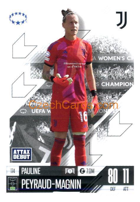 Pauline Peyraud-Magnin 2024/25 Match Attax Extra #174