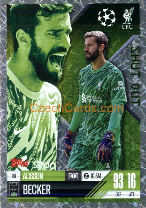 Alisson Becker 2024/25 Match Attax Extra Shut Out #181