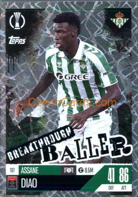 Assane Diao 2024/25 Match Attax Extra Breakthrough Baller #197