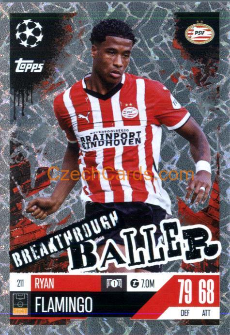 Ryan Flamingo 2024/25 Match Attax Extra Breakthrough Baller #211