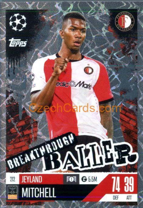 Jeyland Mitchell 2024/25 Match Attax Extra Breakthrough Baller #212