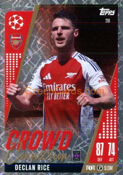 Declan Rice 2024/25 Match Attax Extra Crowd Connection #218