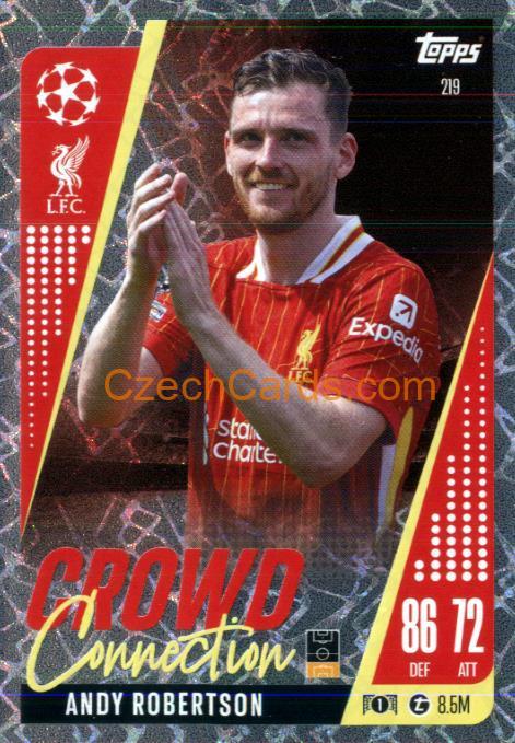 Andy Robertson 2024/25 Match Attax Extra Crowd Connection #219