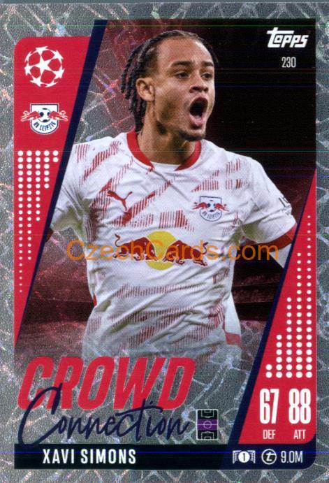 Xavi Simons 2024/25 Match Attax Extra Crowd Connection #230