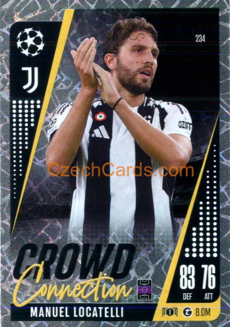Manuel Locatelli 2024/25 Match Attax Extra Crowd Connection #234