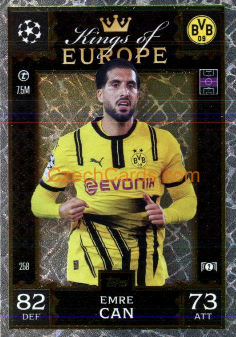 Emre Can 2024/25 Match Attax Extra Kings of Europe #258