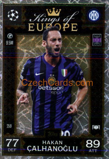 Hakan Çalhanoğlu 2024/25 Match Attax Extra Kings of Europe #259