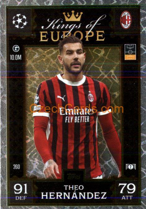 Theo Hernández 2024/25 Match Attax Extra Kings of Europe #260