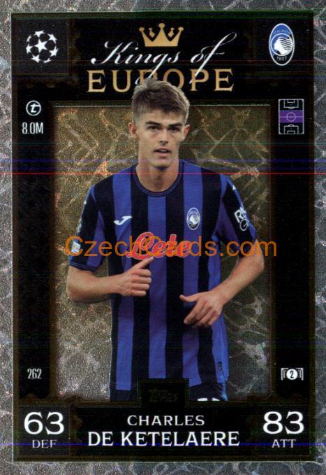 Charles De Ketelaere 2024/25 Match Attax Extra Kings of Europe #262