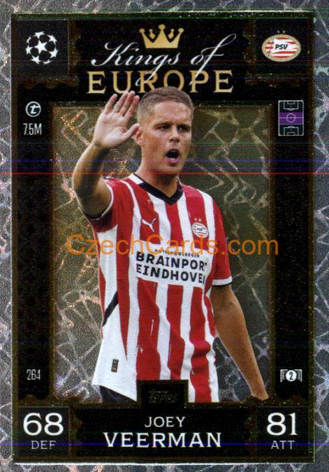Joey Veerman 2024/25 Match Attax Extra Kings of Europe #264