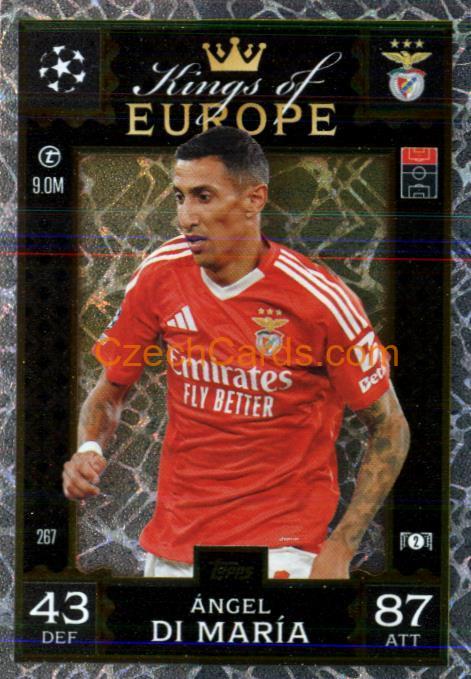 Ángel Di Maria 2024/25 Match Attax Extra Kings of Europe #267