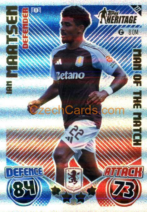 Ian Maatsen 2024/25 Match Attax Extra Heritage #272