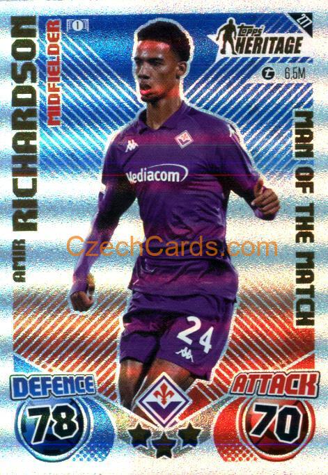 Amir Richardson 2024/25 Match Attax Extra Heritage #277