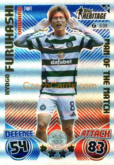 Kyōgo Furuhashi 2024/25 Match Attax Extra Heritage #279
