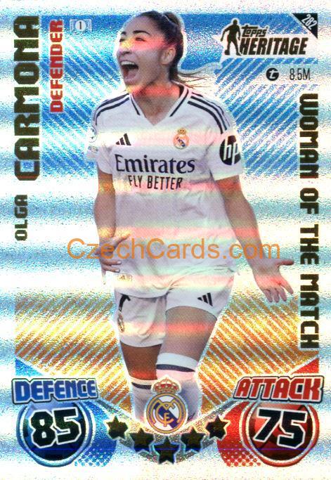 Olga Carmona Hansen 2024/25 Match Attax Extra Heritage #282