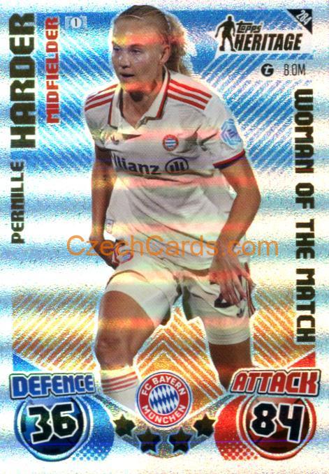 Pernille Harder 2024/25 Match Attax Extra Heritage #284