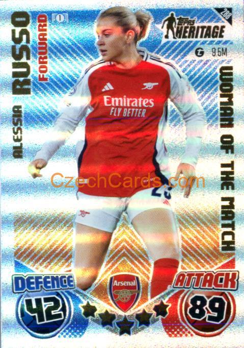 Alessia Russo 2024/25 Match Attax Extra Heritage #288