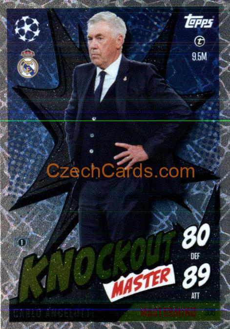 Carlo Ancelotti 2024/25 Match Attax Extra Knockout Masters #306