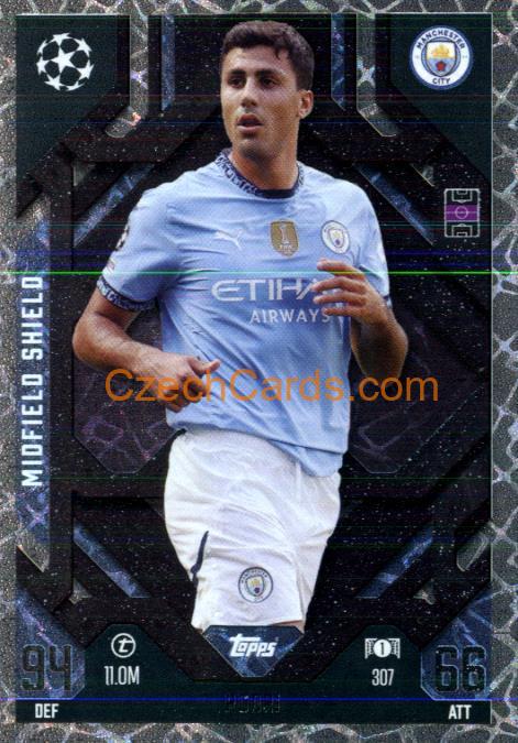 Rodri 2024/25 Match Attax Extra Midfield Shield #307