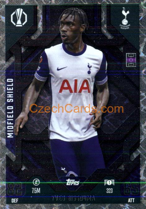 Yves Bissouma 2024/25 Match Attax Extra Midfield Shield #323