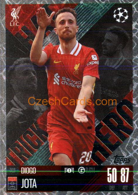 Diogo Jota 2024/25 Match Attax Extra Hat Trick Heroes #326
