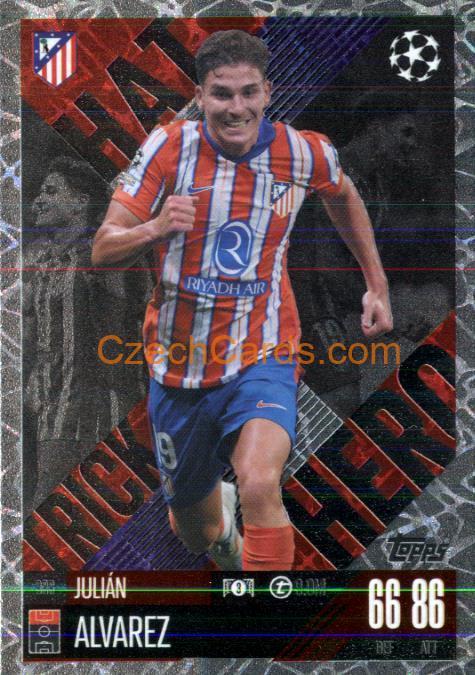 Julián Álvarez 2024/25 Match Attax Extra Hat Trick Heroes #333