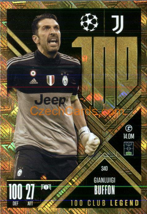 Gianluigi Buffon 2024/25 Match Attax Extra 100 Club legend #340
