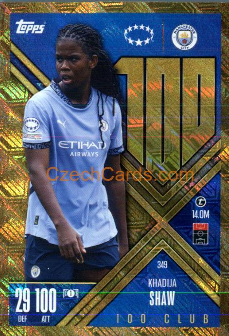 Khadija Shaw 2024/25 Match Attax Extra 100 Club UWCL #349