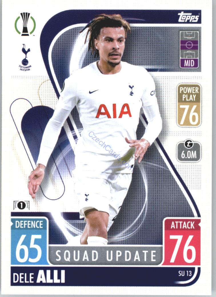 Dele Alli 2021/22 Match Attax Extra #SU 13