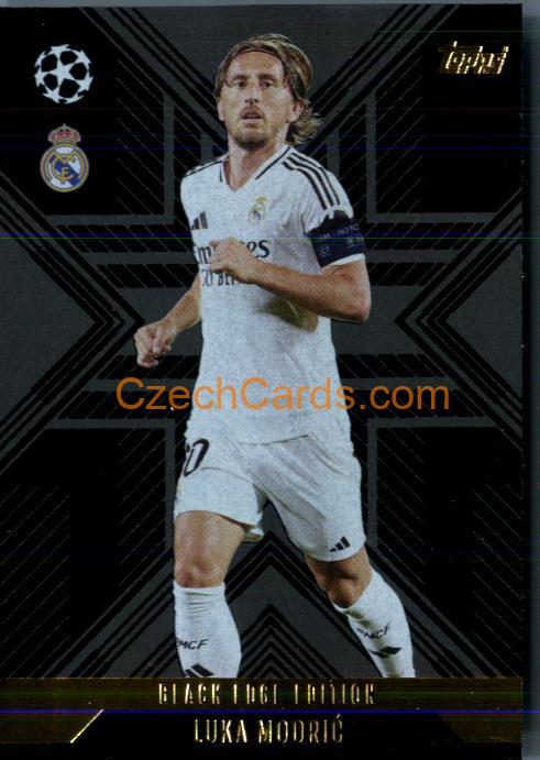 Luka Modric 2024/25 Match Attax Extra Black Edge #BLA1