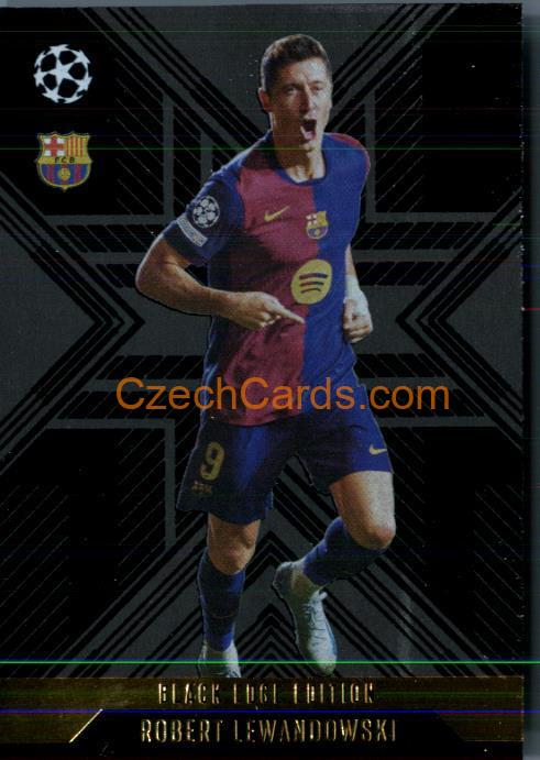 Robert Lewandowski 2024/25 Match Attax Extra Black Edge #BLA8