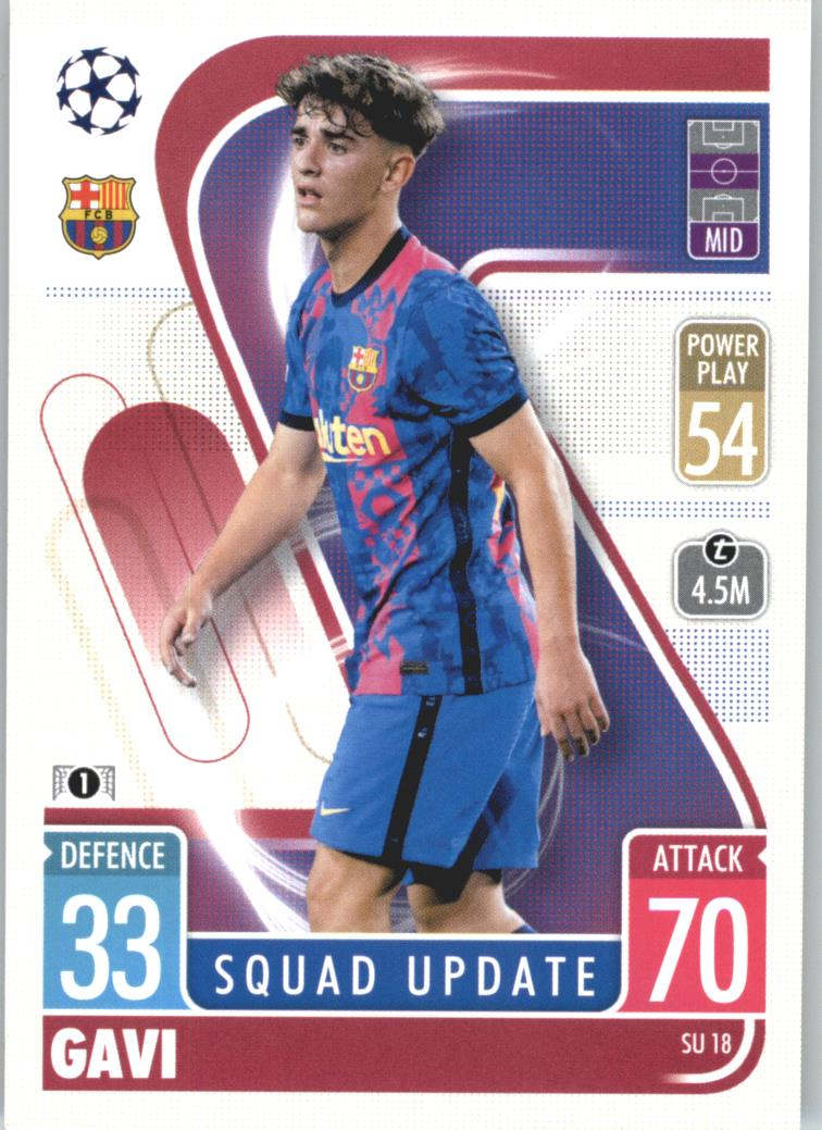 Gavi 2021/22 Match Attax Extra #SU 18