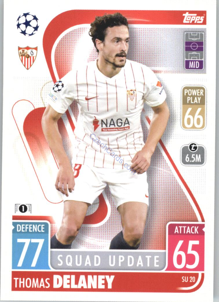 Thomas Delaney 2021/22 Match Attax Extra #SU 20