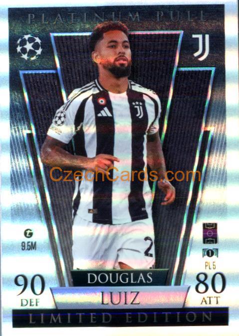Douglas Luiz 2024/25 Match Attax Extra Platinum Pull #PL5