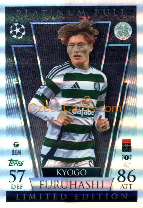 Kyogo Furuhashi 2024/25 Match Attax Extra Platinum Pull #PL7