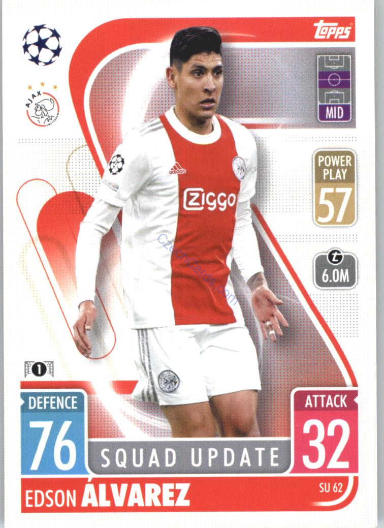 Edson Álvarez 2021/22 Match Attax Extra #SU 62