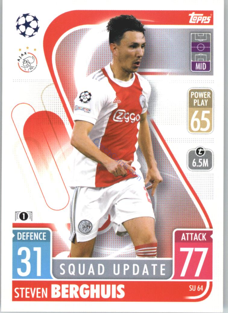 Steven Berghuis 2021/22 Match Attax Extra #SU 64