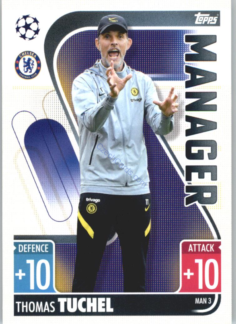 Thomas Tuchel 2021/22 Match Attax Extra #MAN 3