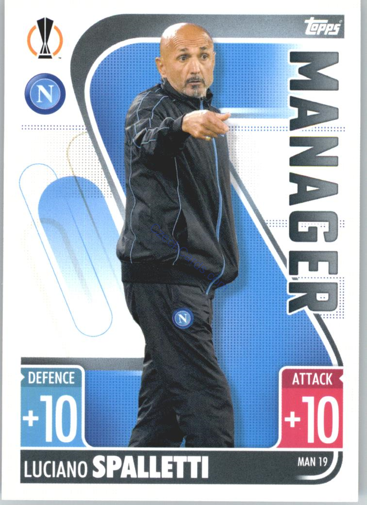 Luciano Spalletti 2021/22 Match Attax Extra #MAN 19