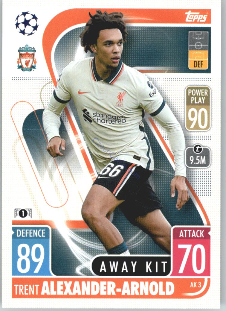 Trent Alexander-Arnold 2021/22 Match Attax Extra #AK 3