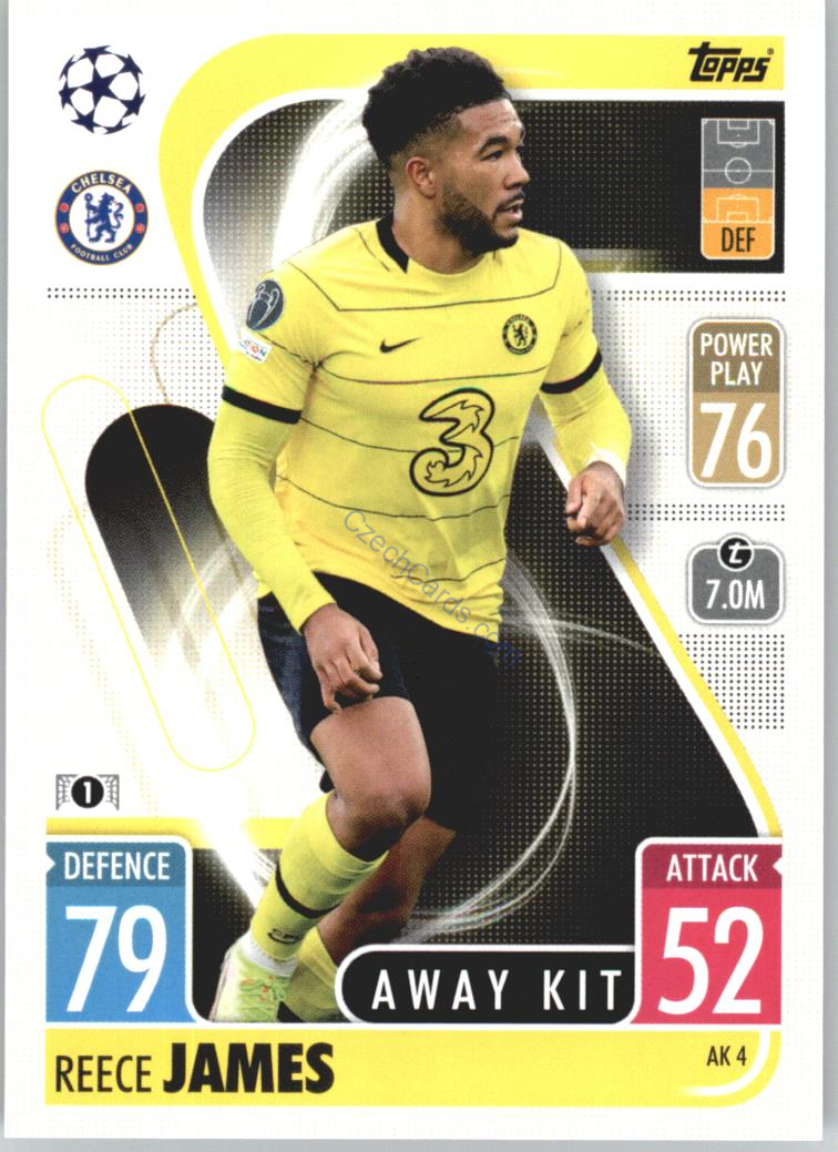 Reece James 2021/22 Match Attax Extra #AK 4