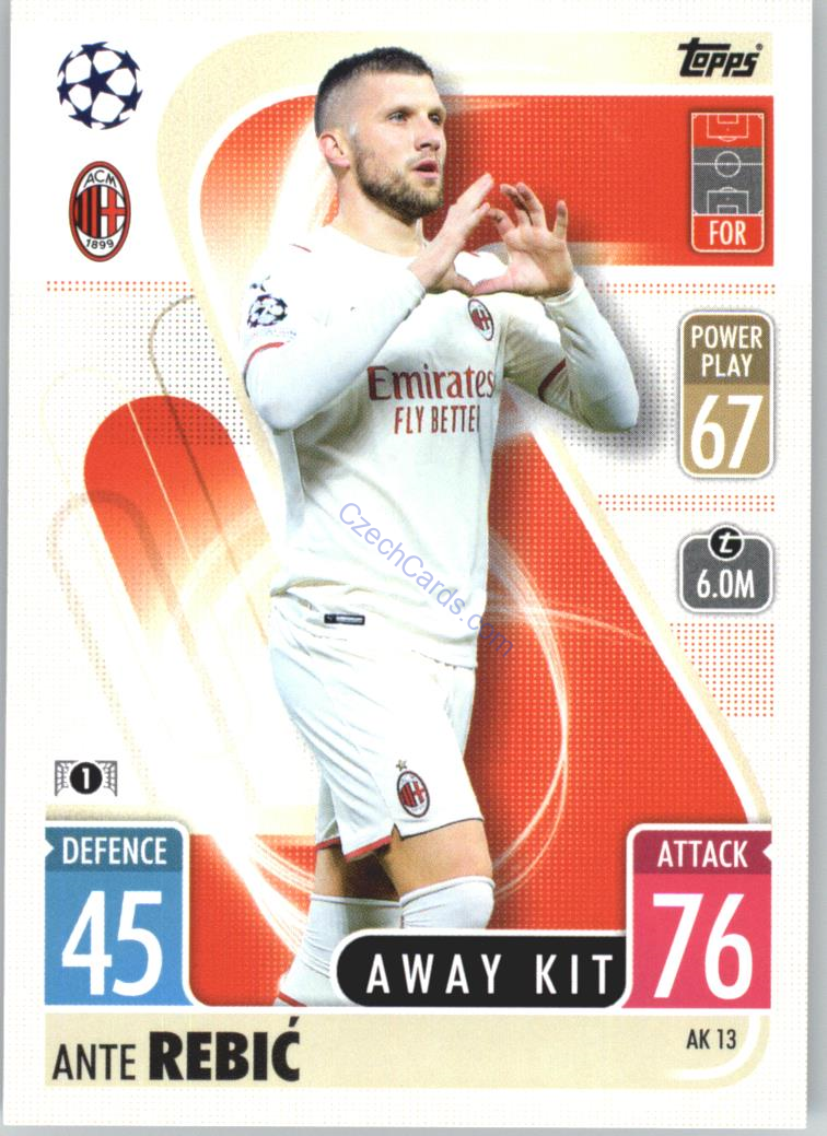 Ante Rebić 2021/22 Match Attax Extra #AK 13