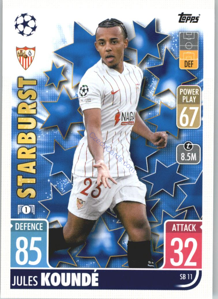 Jules Kounde 2021/22 Match Attax Extra #SB 11
