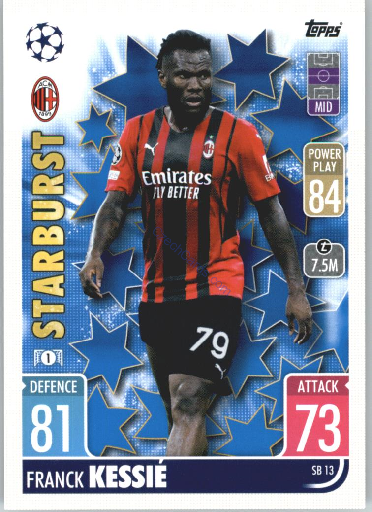 Franck Kessié 2021/22 Match Attax Extra #SB 13