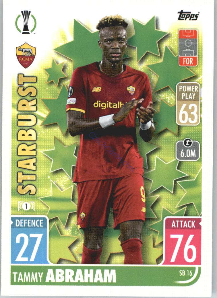 Tammy Abraham 2021/22 Match Attax Extra #SB 16