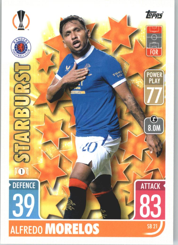 Alfredo Morelos 2021/22 Match Attax Extra #SB 21