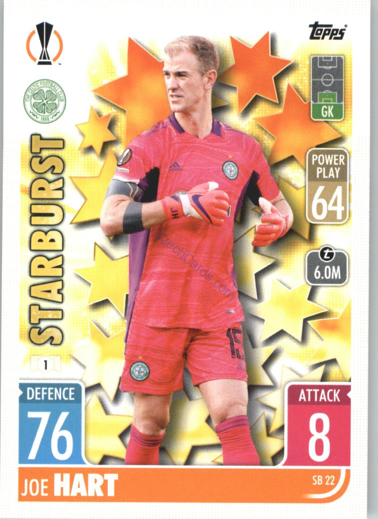 Joe Hart 2021/22 Match Attax Extra #SB 22