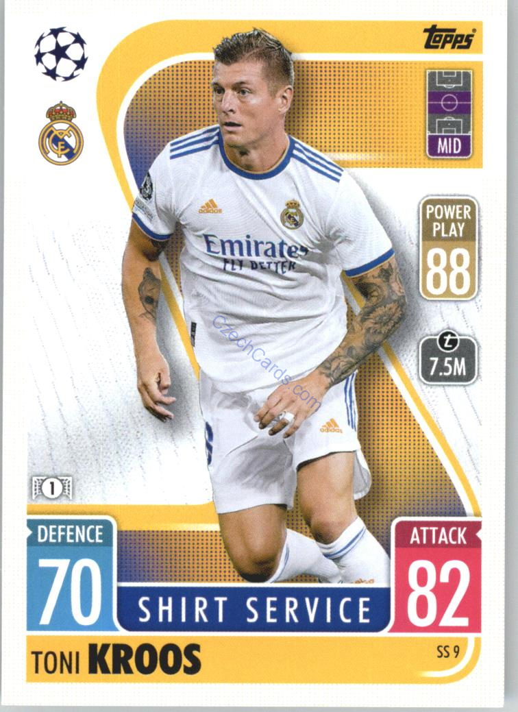 Toni Kroos 2021/22 Match Attax Extra #SS 9