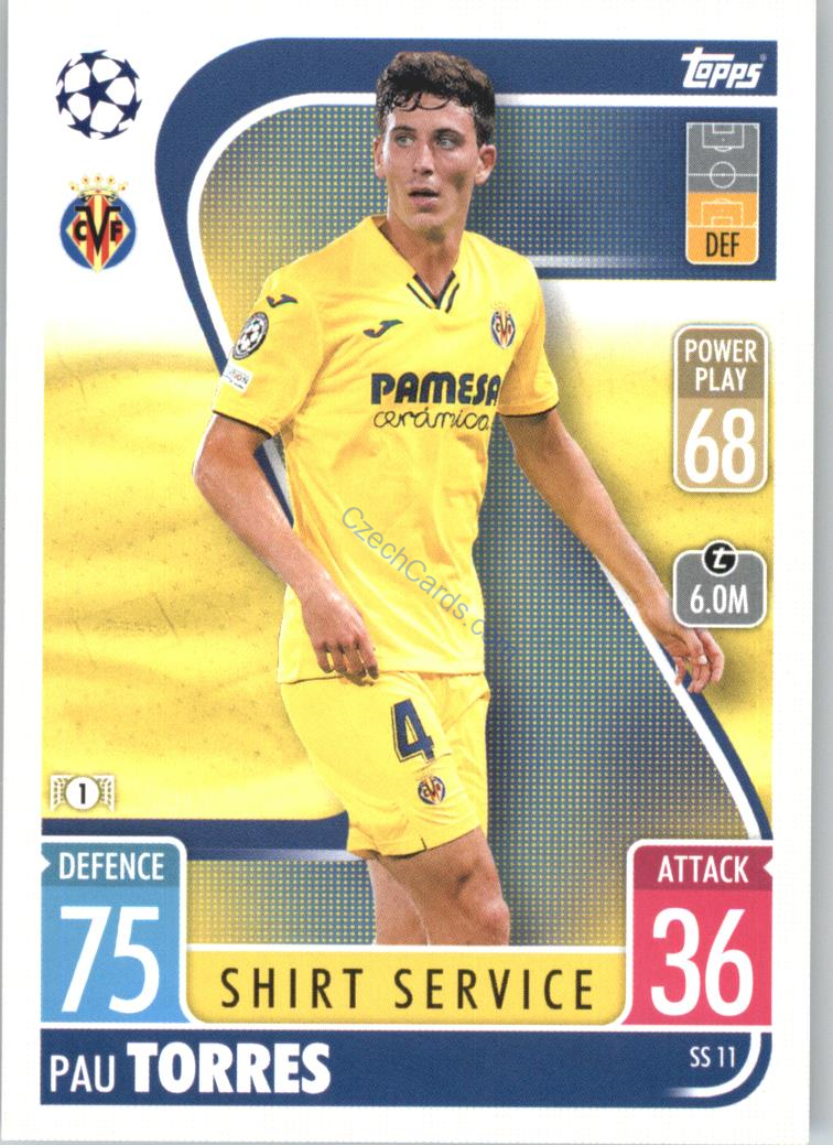 Pau Torres 2021/22 Match Attax Extra #SS 11