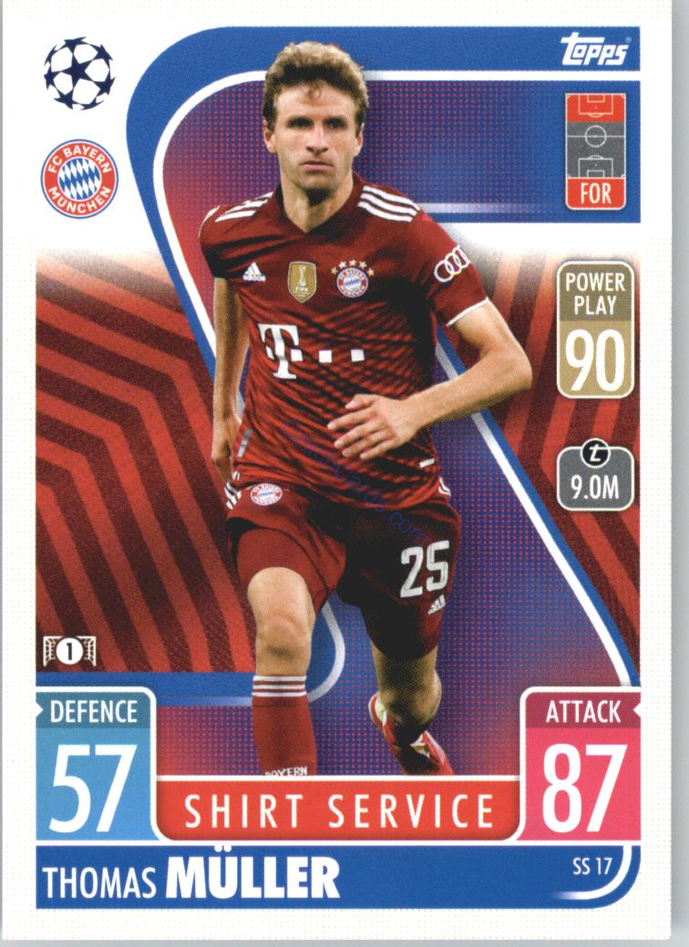 Thomas Müller 2021/22 Match Attax Extra #SS 17